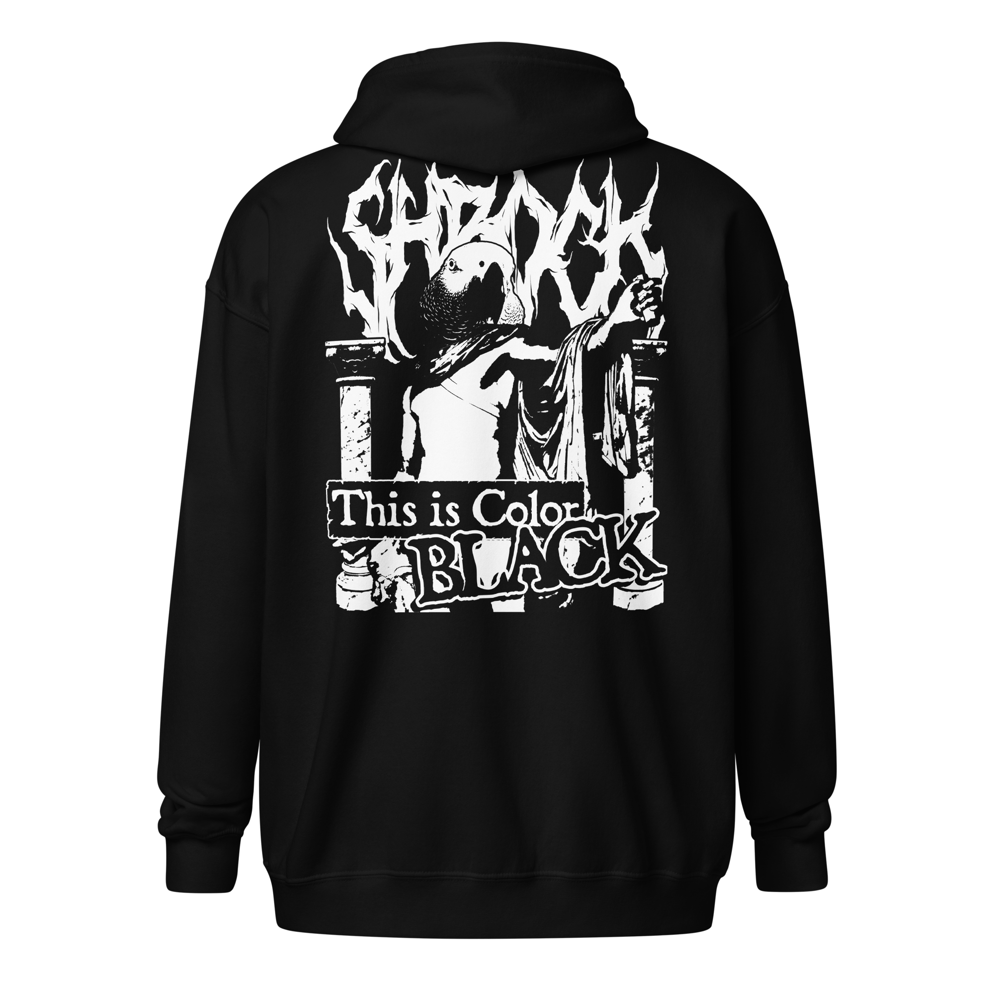 Shrock - This is Color Black Zip Hoodie – Apollo and Frens Shrock - This is Color Black Zip Hoodie – Apollo and Frens