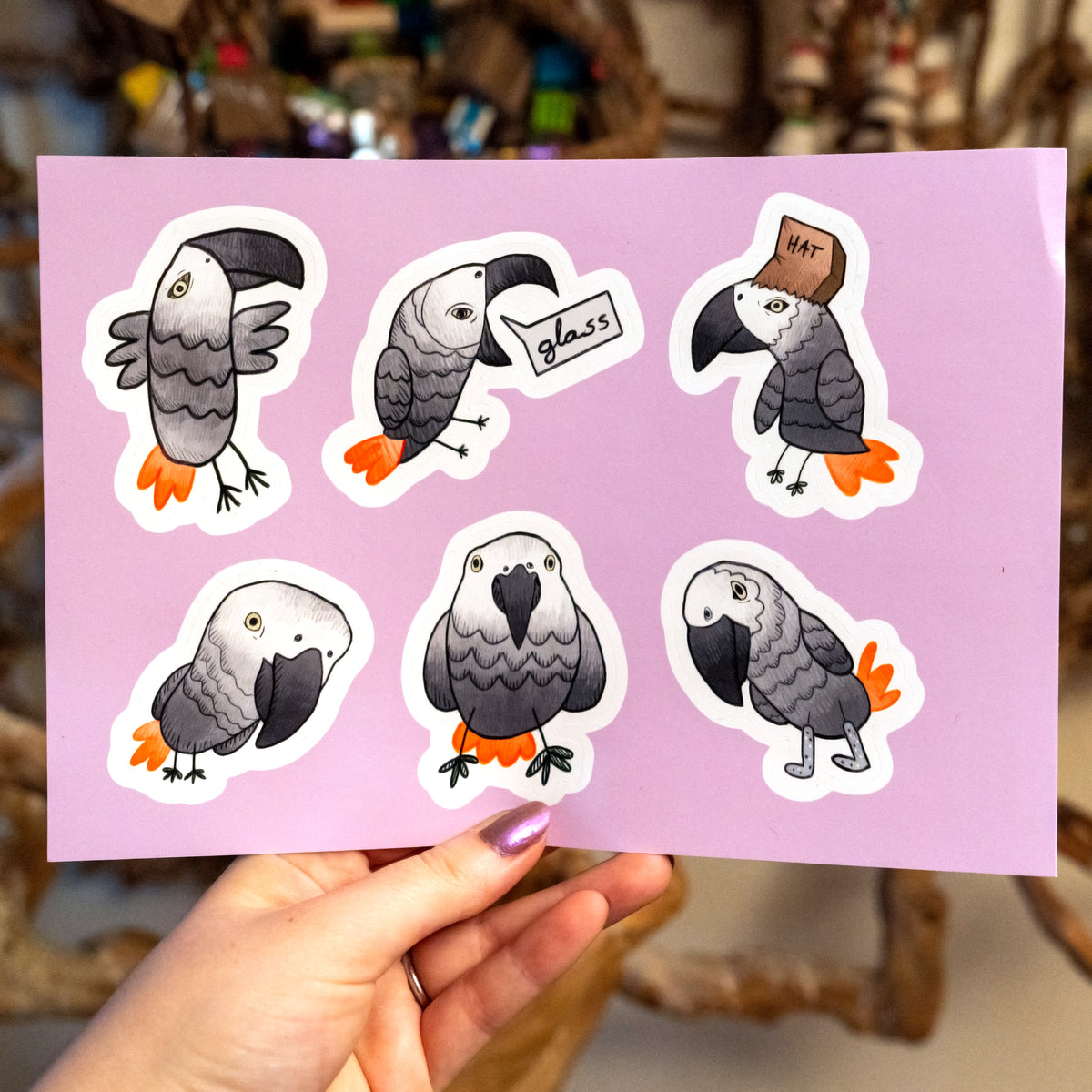 Doodle Apollo Sticker Sheet