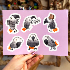 Doodle Apollo Sticker Sheet